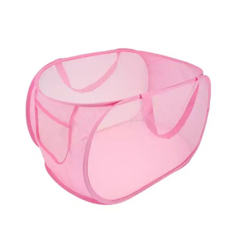 Unique Bargains Panier à Linge Pliant Simple Couche 22,83x14,17x14,17 1 Pièce