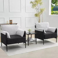 Fauteuil d'appoint surdimensionné en chenille, fauteuil sofa à grande assise, fauteuil moderne de lecture pour chambre salon (lot de 2