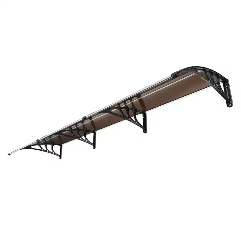 Auvent de fenêtre et de porte VEVOR, auvent extérieur en polycarbonate UPF 50+ pour porte d'entrée, auvent pour porte d'entrée