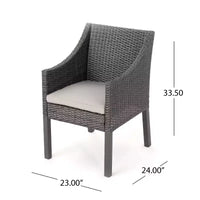 Christopher Knight Home Arrigo – Ensemble de bistrot 3 pièces d'extérieur en bois d'acacia et osier