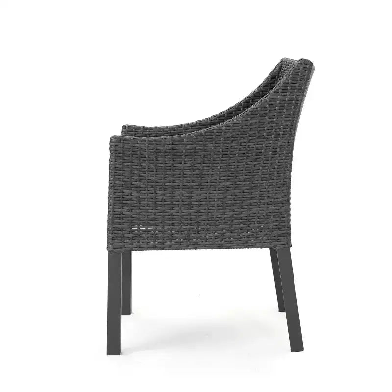 Christopher Knight Home Arrigo – Ensemble de bistrot 3 pièces d'extérieur en bois d'acacia et osier