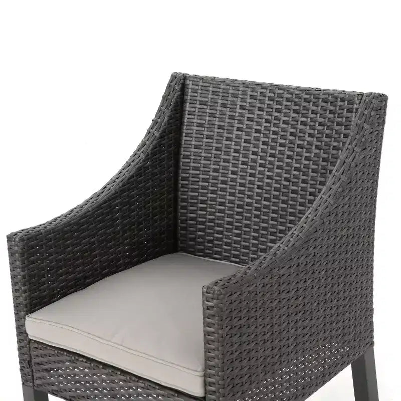 Christopher Knight Home Arrigo – Ensemble de bistrot 3 pièces d'extérieur en bois d'acacia et osier