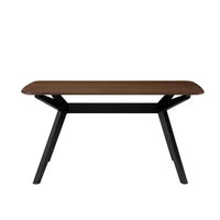 Ensemble de salle à manger tapissé 7 pièces Lareyna de Christopher Knight Home en bois d'hévéa, style milieu de siècle