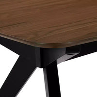 Ensemble de salle à manger tapissé 7 pièces Lareyna de Christopher Knight Home en bois d'hévéa, style milieu de siècle