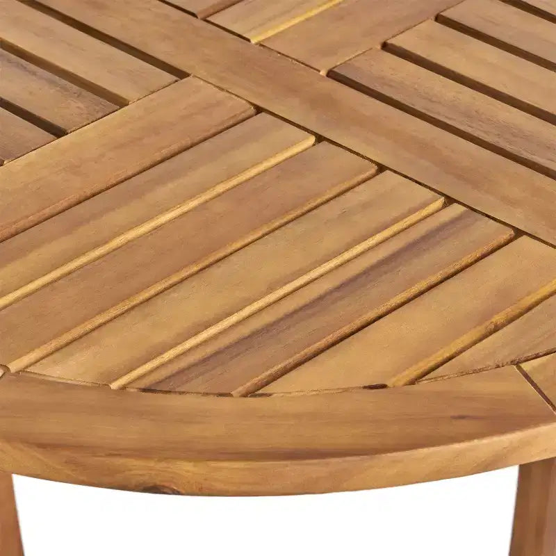 Christopher Knight Home Marcello Ensemble bistro 3 pièces d'extérieur en maille et bois d'acacia