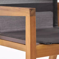Christopher Knight Home Marcello Ensemble bistro 3 pièces d'extérieur en maille et bois d'acacia
