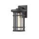 Jordan Aluminum Outdoor Wall Light - 8 x 13.5 - Dimmable, Wet Rated, 1 Bulb, Black Finish