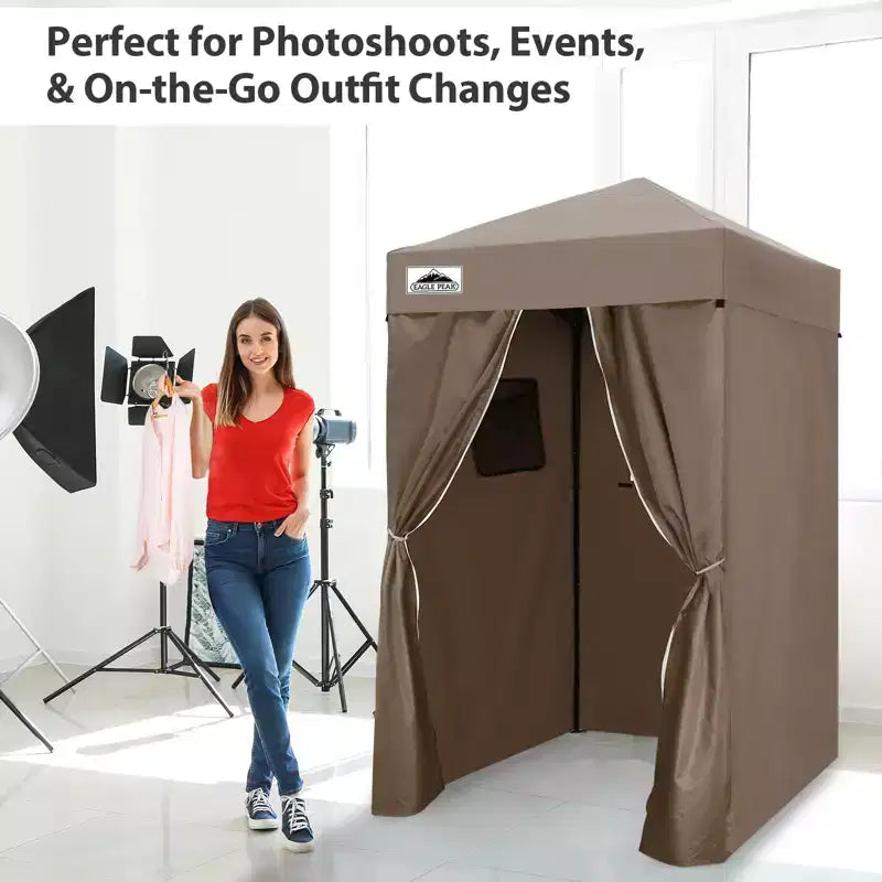 EAGLE PEAK Auvent escamotable 4x4, Cabine d'essayage portable ultra-compacte et flexible pour les séances photo