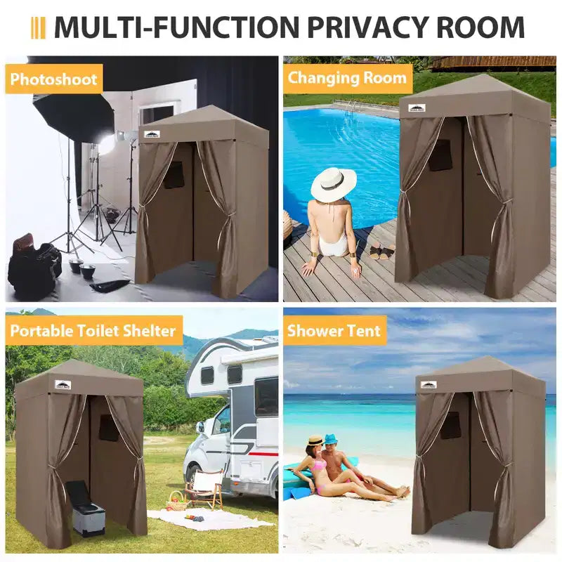 EAGLE PEAK Auvent escamotable 4x4, Cabine d'essayage portable ultra-compacte et flexible pour les séances photo