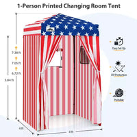 EAGLE PEAK Auvent escamotable 4x4, Cabine d'essayage portable ultra-compacte et flexible pour les séances photo