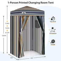 EAGLE PEAK Auvent escamotable 4x4, Cabine d'essayage portable ultra-compacte et flexible pour les séances photo