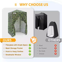 EAGLE PEAK Auvent escamotable 4x4, Cabine d'essayage portable ultra-compacte et flexible pour les séances photo
