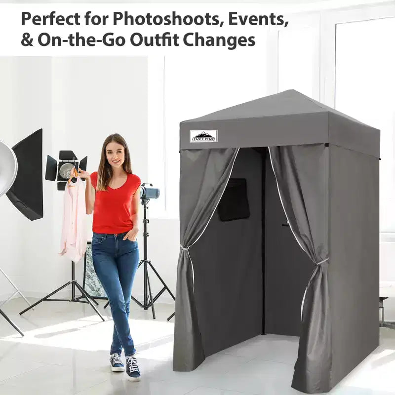 EAGLE PEAK Auvent escamotable 4x4, Cabine d'essayage portable ultra-compacte et flexible pour les séances photo