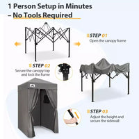 EAGLE PEAK Auvent escamotable 4x4, Cabine d'essayage portable ultra-compacte et flexible pour les séances photo