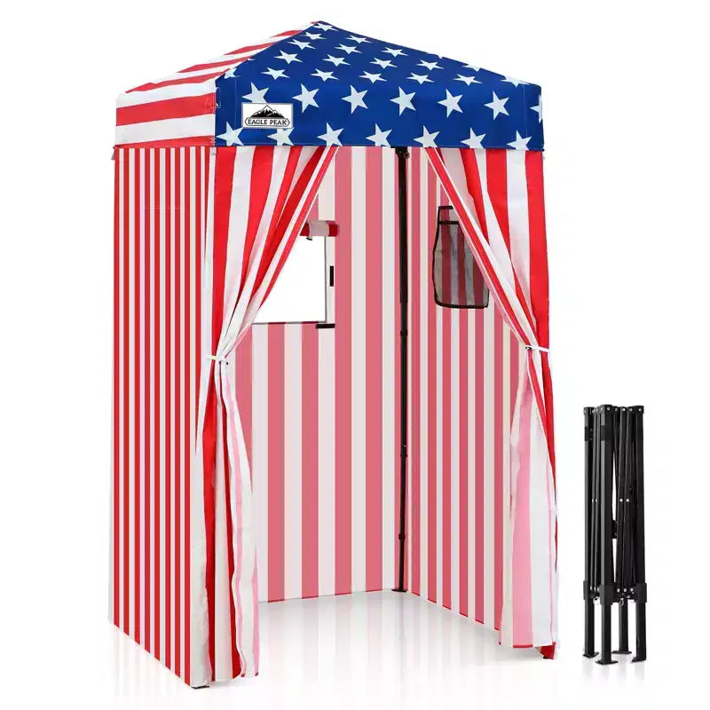 EAGLE PEAK Auvent escamotable 4x4, Cabine d'essayage portable ultra-compacte et flexible pour les séances photo