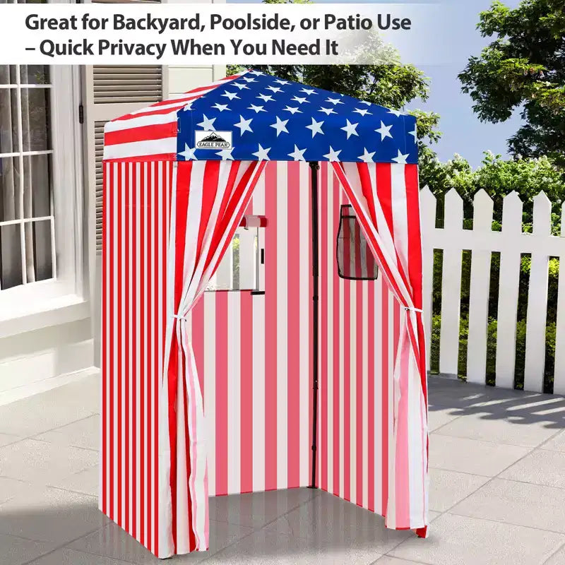 EAGLE PEAK 4x4 Pop Up Canopy, Flex Ultra Compact Portable Privacy Changing Room Photoshoots