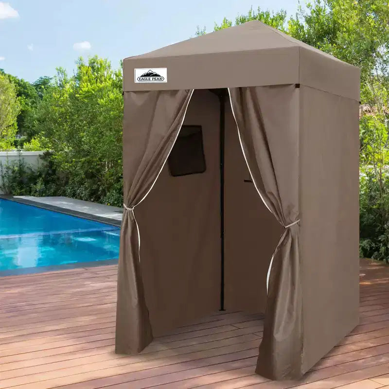 EAGLE PEAK Auvent escamotable 4x4, Cabine d'essayage portable ultra-compacte et flexible pour les séances photo