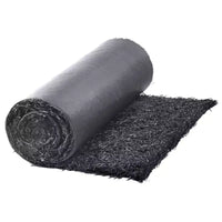 Paillis de caoutchouc VEVOR pour l'aménagement paysager, tapis de paillis en caoutchouc recyclé de 244 x 56 cm, sentier permanent en caoutchouc, bordure de jardin en paillis noir d'aspect naturel