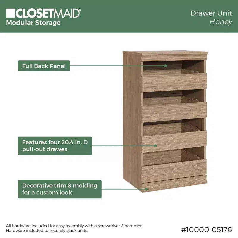 ClosetMaid unité de rangement modulaire à 4 tiroirs - ClosetMaid