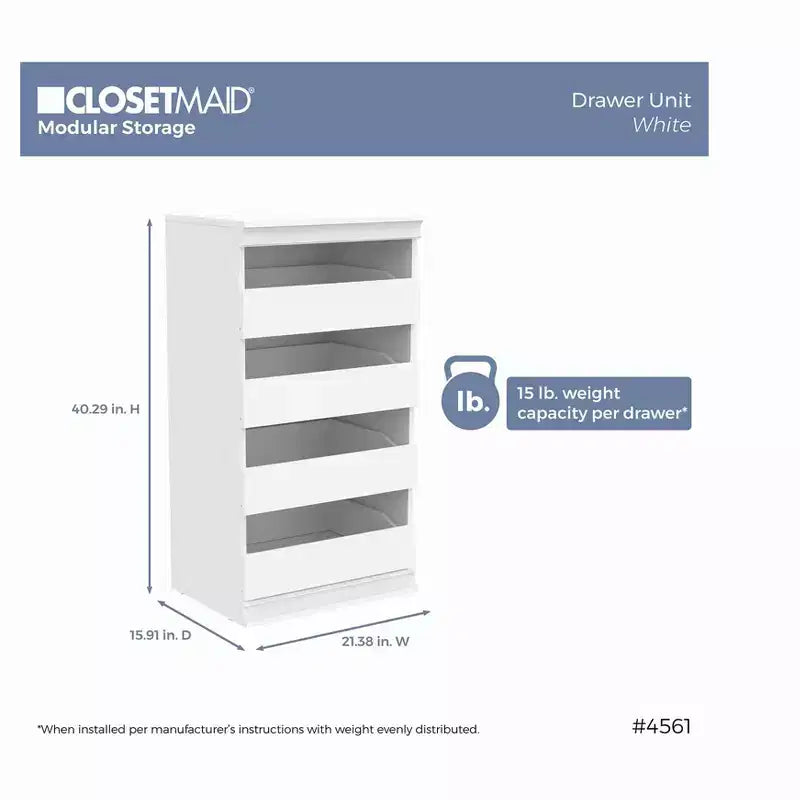 ClosetMaid unité de rangement modulaire à 4 tiroirs - ClosetMaid