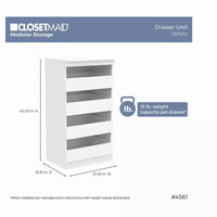ClosetMaid unité de rangement modulaire à 4 tiroirs - ClosetMaid