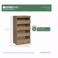 ClosetMaid unité de rangement modulaire à 4 tiroirs - ClosetMaid