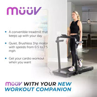 Tapis roulant Staminamuuv, Tapis de marche pliable, Appareil cardio pour la maison