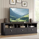 Meuble TV 70 pouces pour téléviseurs jusqu'à 80 pouces, meuble de divertissement moderne du milieu du siècle avec tiroir, meuble TV console média pour salon, chambre à coucher