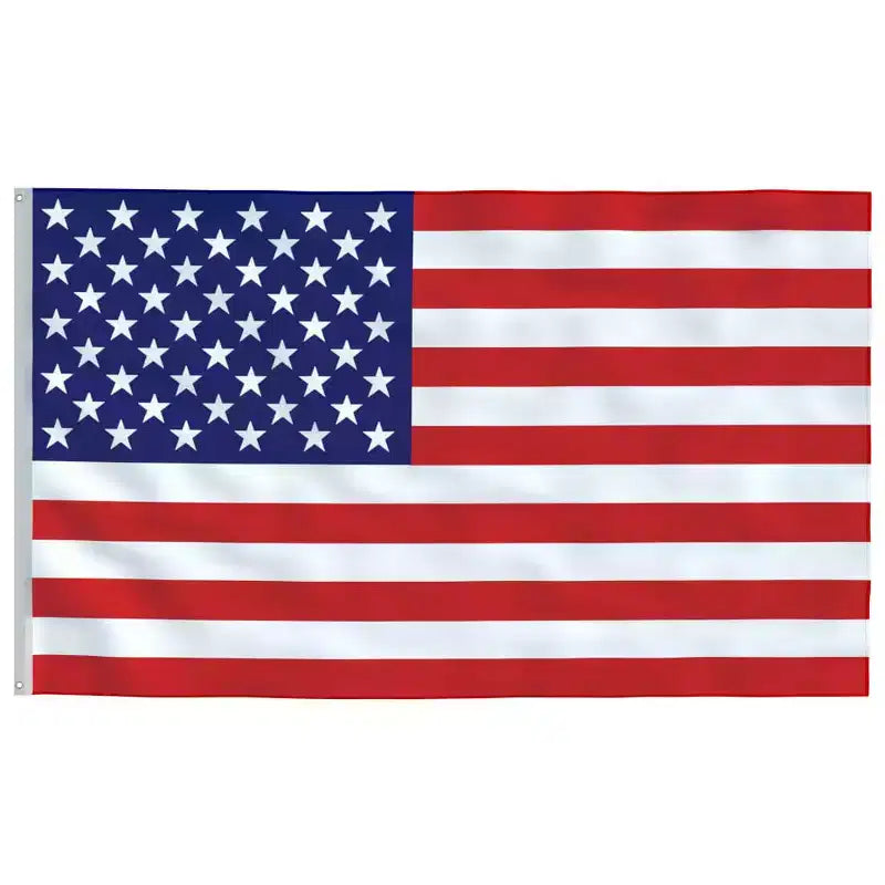 vidaXL Drapeau des États-Unis Multicolore 68D 100 % polyester Grand Drapeau Américain Durable