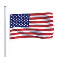vidaXL Drapeau des États-Unis Multicolore 68D 100 % polyester Grand Drapeau Américain Durable