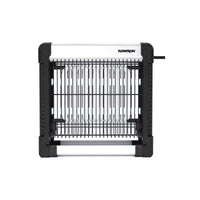 Destructeur d'insectes d'intérieur Flowtron avec puissance 3000 V, lampe LED, ampoules UV 15 W et grille antichoc facile à nettoyer