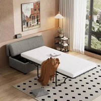 Lit Ottoman Convertible une place avec Matelas - Lit d'appoint peu encombrant pour Salon et Appartement