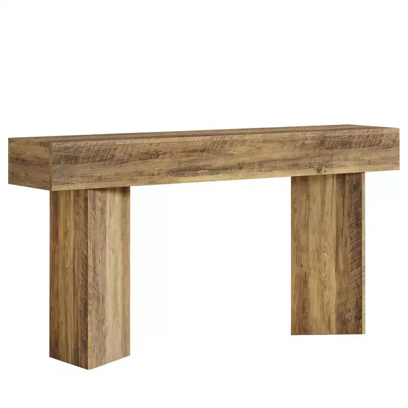 Lantine 63 pouces, table console de ferme, table de canapé étroite et longue derrière le canapé