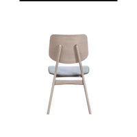 New Classic Furniture, Chaise de salle à manger Oscar à dossier en bois (lot de 2), Frêne blanc