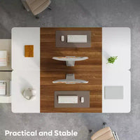 PINMOCO Bureau d'angle de 63 pouces pour la maison, bureau d'ordinateur moderne avec plateau en bois imperméable et cadre en métal pour salle d'étude