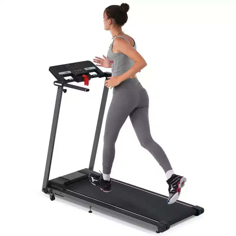 Tapis de marche pliant Whisen, 2,5 CV, 0,8-12 km/h, capacité de 120 kg, inclinaison