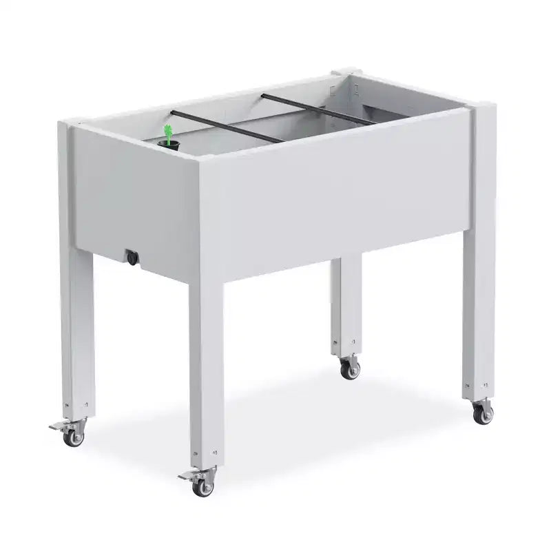 Chic Crate - Srushti Carre de jardin sureleve avec roues pour interieur et extérieur