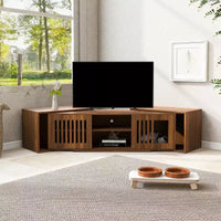 Meuble TV pour chat Meuble TV extensible Meuble TV cache litière, Meuble respectueux des chats, Moderne du milieu du siècle, Noyer-ModernLuxe