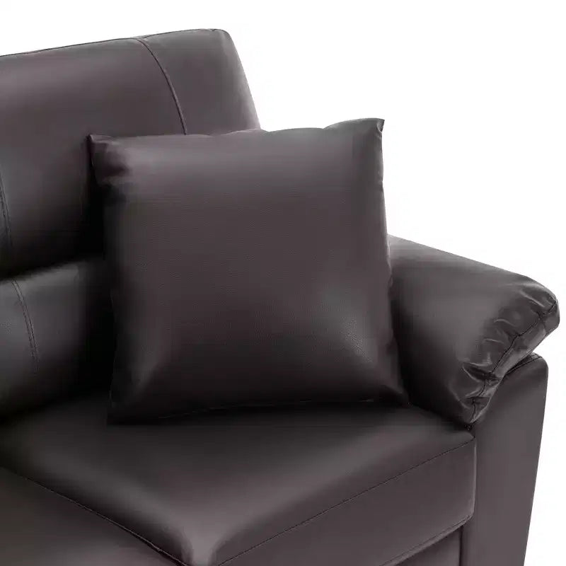 Canapé et fauteuil en similicuir, canapé au confort ultime pour salon-Morden Fort