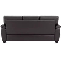 Canapé et fauteuil en similicuir, canapé au confort ultime pour salon-Morden Fort