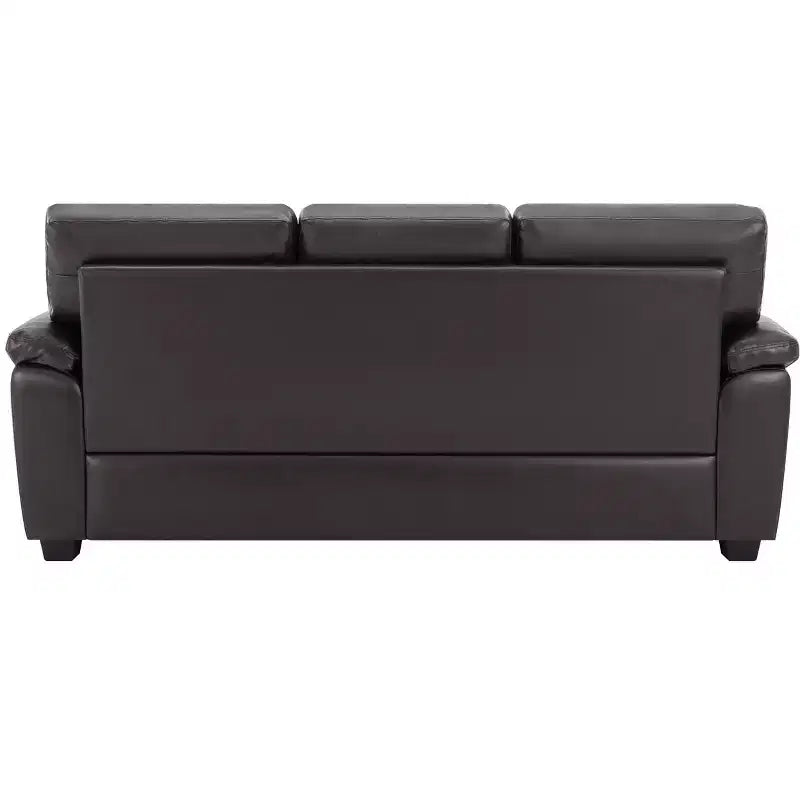 Canapé et fauteuil en similicuir, canapé au confort ultime pour salon-Morden Fort