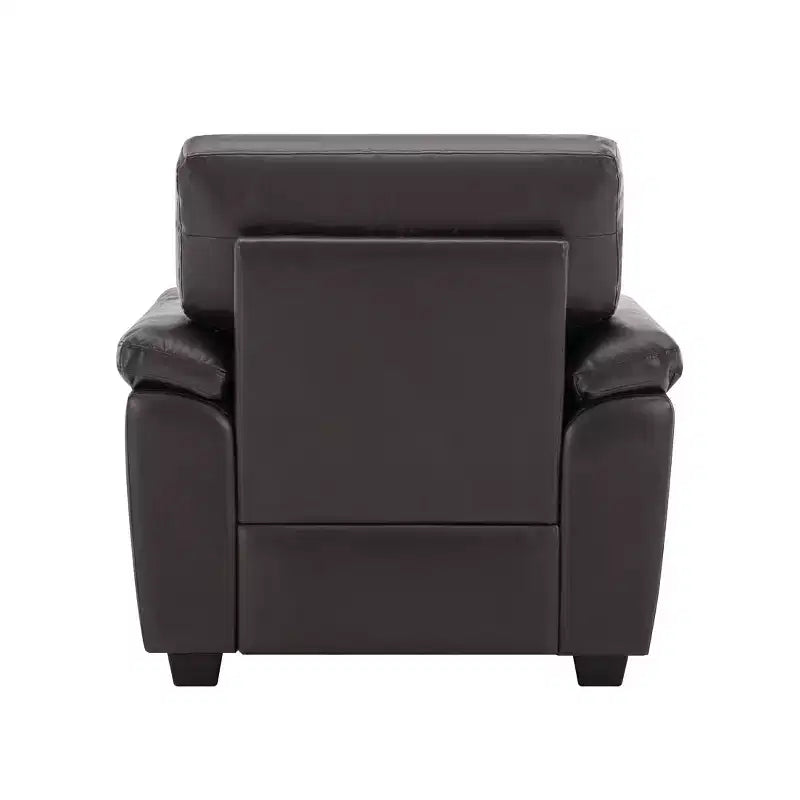 Canapé et fauteuil en similicuir, canapé au confort ultime pour salon-Morden Fort