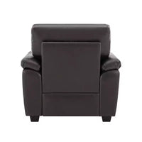 Canapé et fauteuil en similicuir, canapé au confort ultime pour salon-Morden Fort
