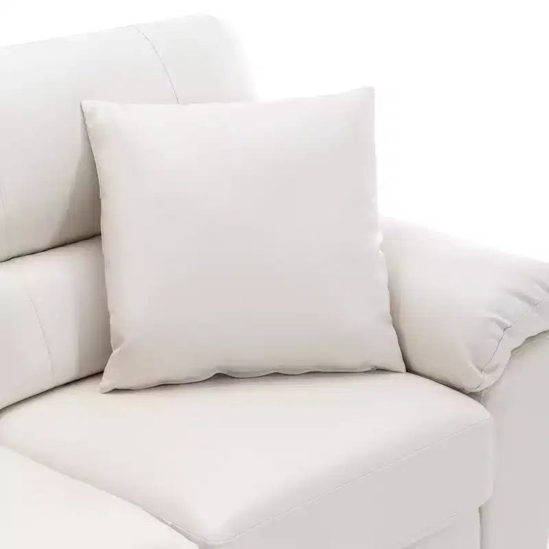 Canapé et fauteuil en similicuir, canapé au confort ultime pour salon-Morden Fort