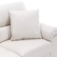 Canapé et fauteuil en similicuir, canapé au confort ultime pour salon-Morden Fort