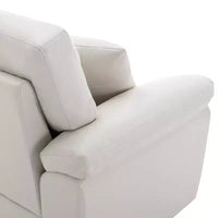 Canapé et fauteuil en similicuir, canapé au confort ultime pour salon-Morden Fort