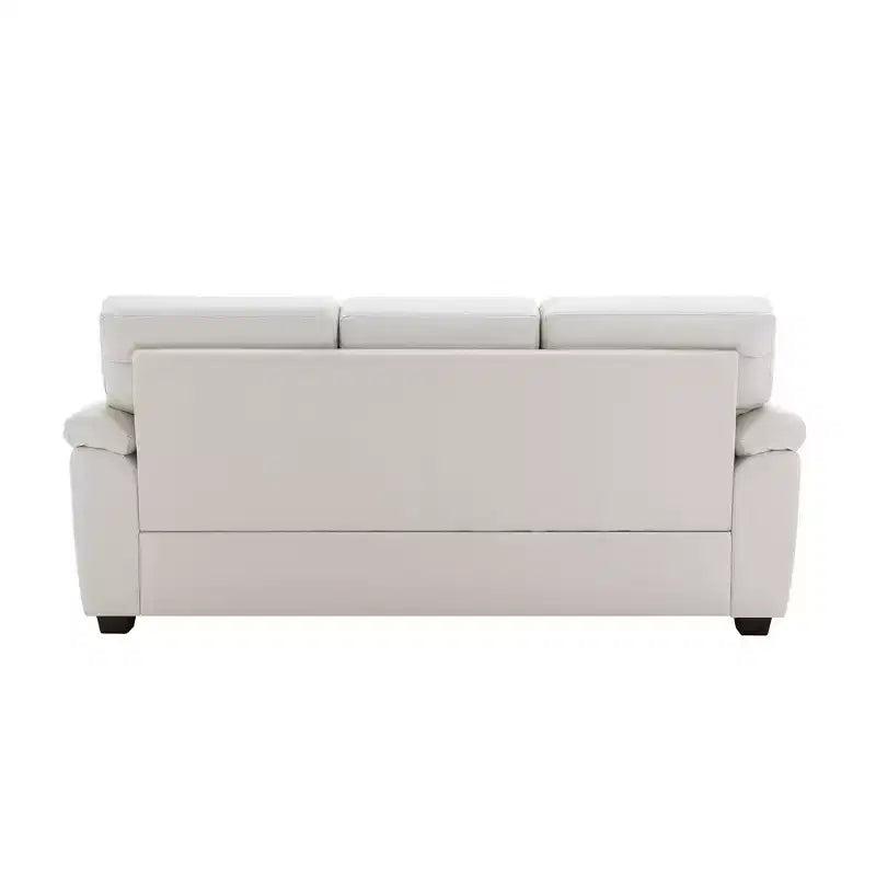 Canapé et fauteuil en similicuir, canapé au confort ultime pour salon-Morden Fort