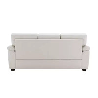 Canapé et fauteuil en similicuir, canapé au confort ultime pour salon-Morden Fort