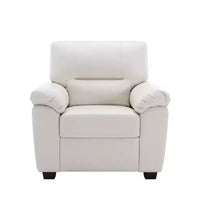 Canapé et fauteuil en similicuir, canapé au confort ultime pour salon-Morden Fort