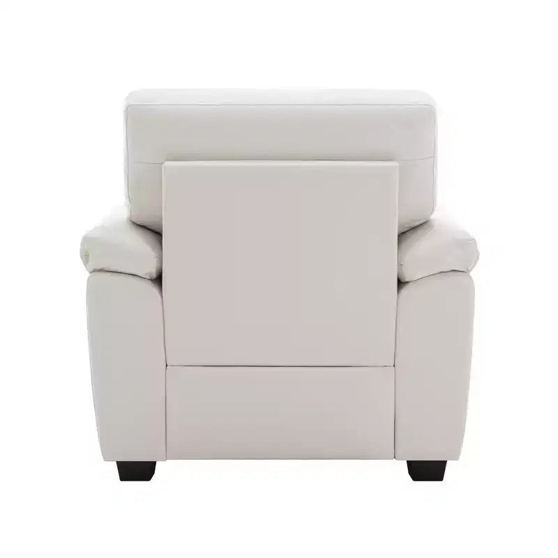 Canapé et fauteuil en similicuir, canapé au confort ultime pour salon-Morden Fort